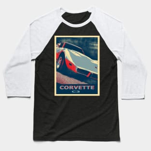 c3 corvette - colored Baseball T-Shirt